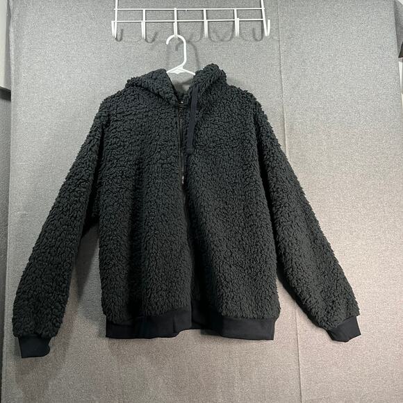 Yellowstone x BumbleBella by Jill Martin Regular Sherpa Hoodie Jogge Black Large - Picture 6 of 16